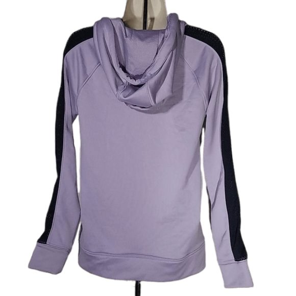 Under Armour Light Purple Zip Up Hooded Jacket Coat Size Small with pockets - Picture 2 of 4